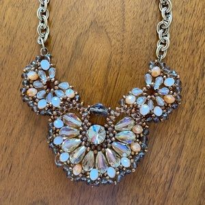 Jewelled statement necklace